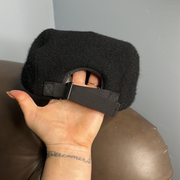 Unisex O/S The North Face TNF Felted Leather Bill Wool Dad Hat Cap - Picture 5 of 5